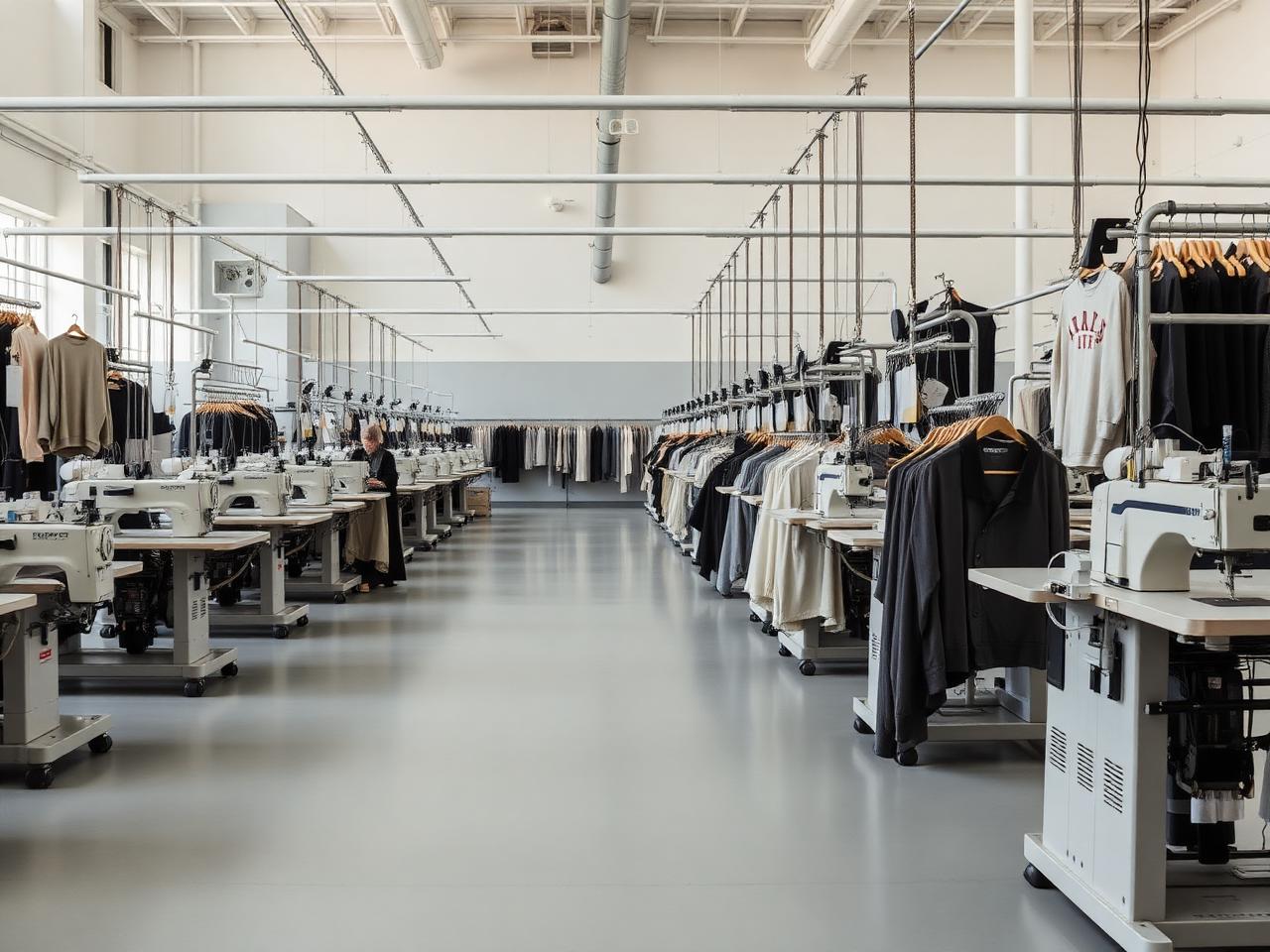 Modern apparel manufacturing facility